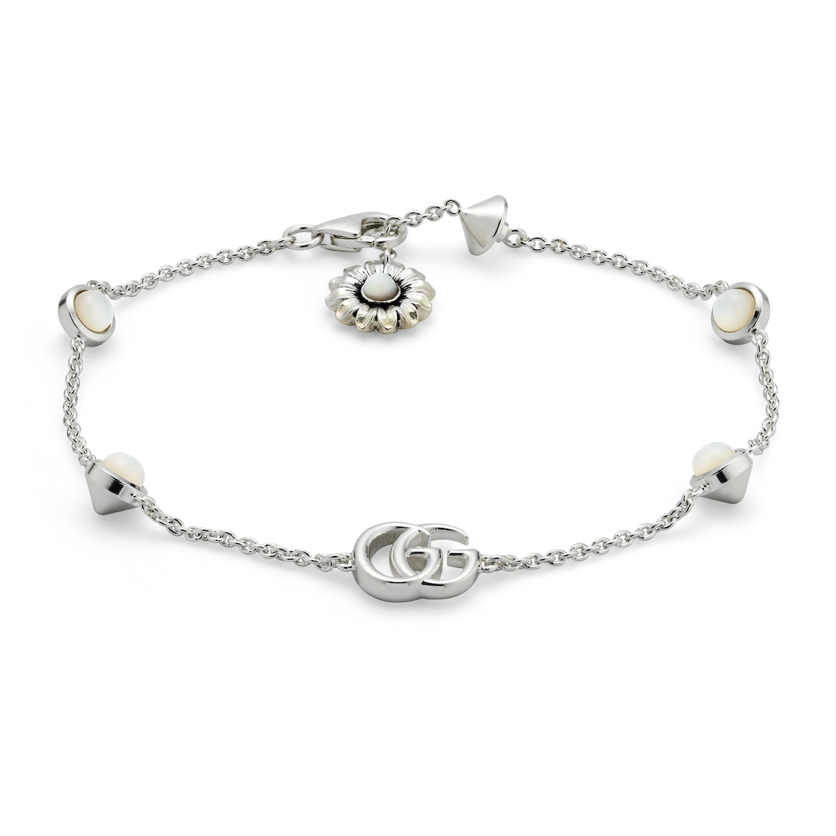 Gucci GG Marmont Mother Of Pearl Bracelet
