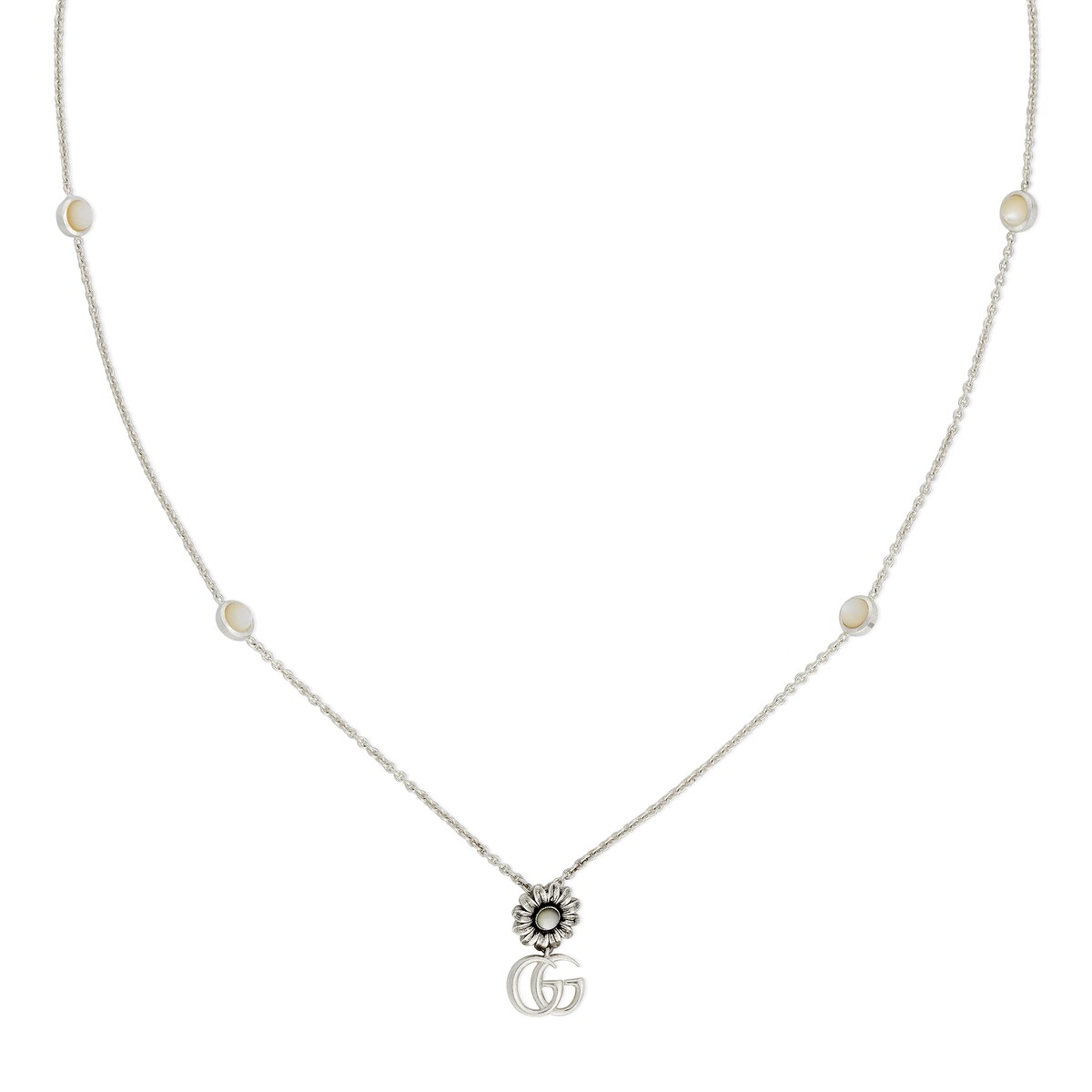 GG Marmont Mother Of Pearl Necklace