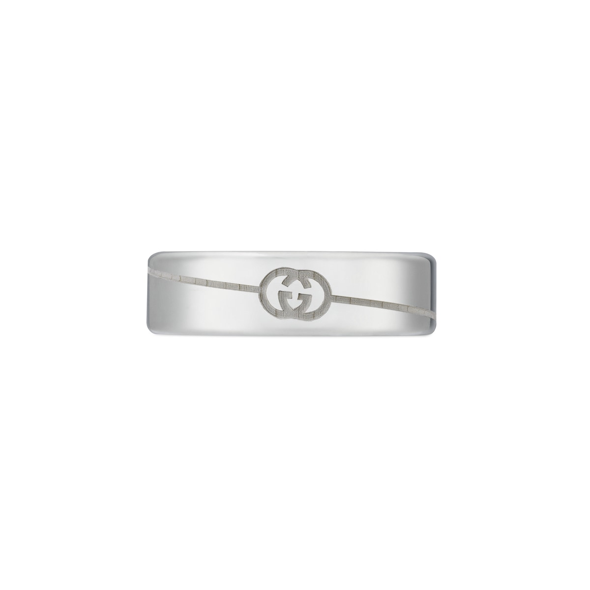 Gucci Diagonal Interlocking G Ring