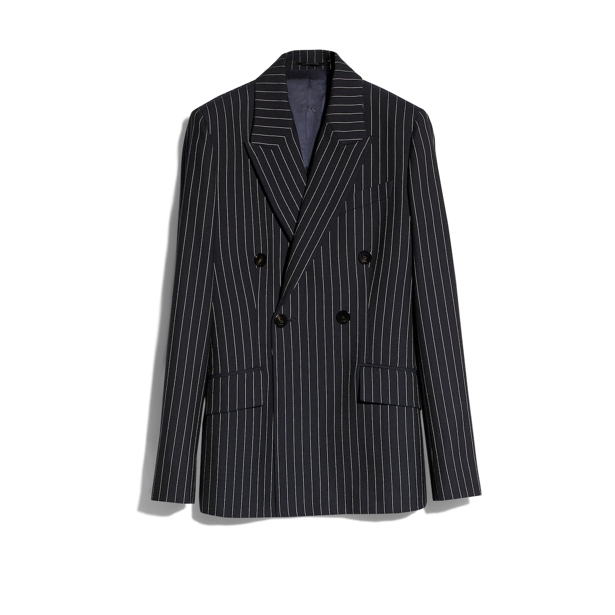 Gucci Pinstripe Silk Wool Jacket