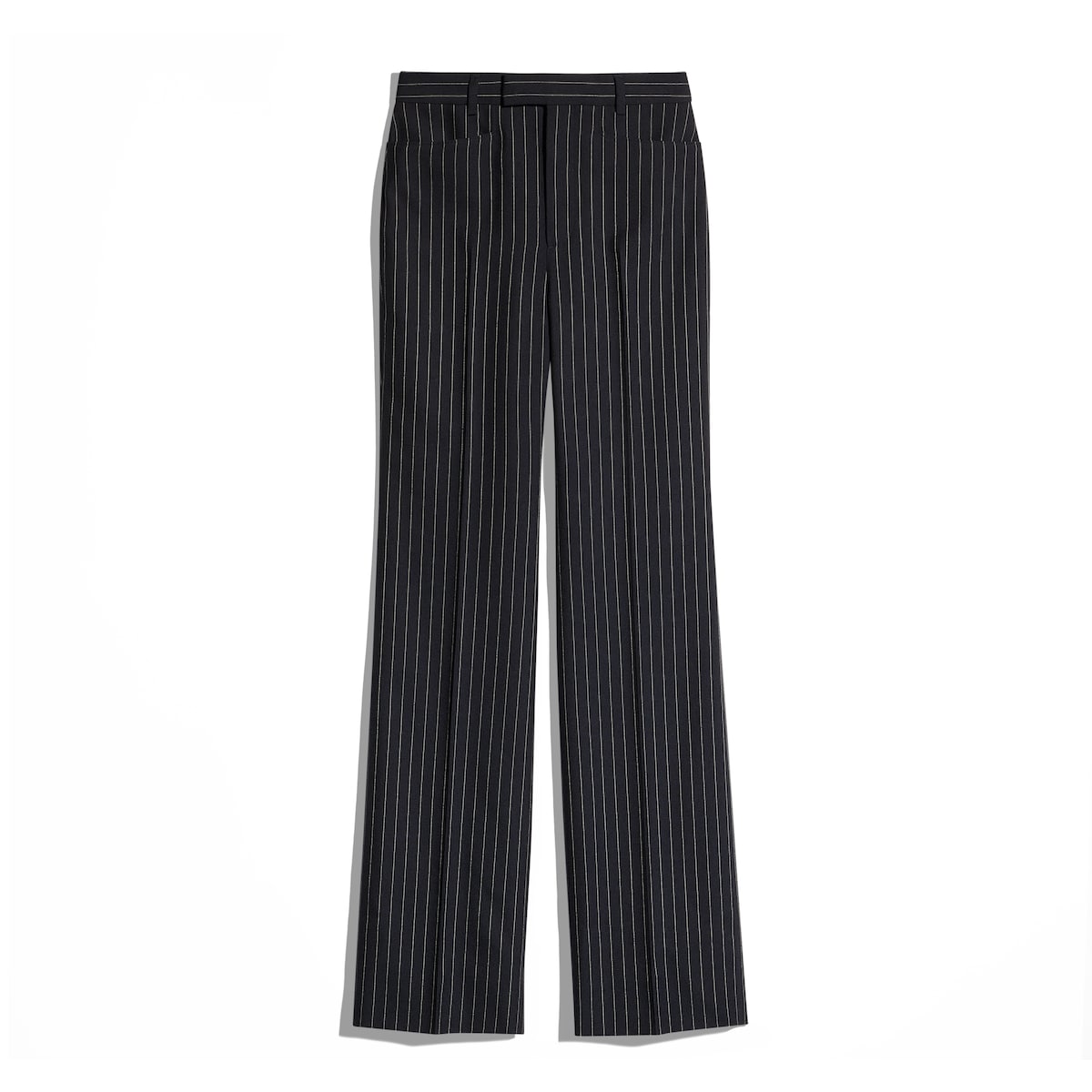 Pinstripe Silk Wool Pants Pinstripe Silk Wool Pants