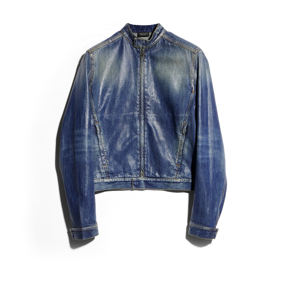 Gucci Cotton Denim Jacket With Coating