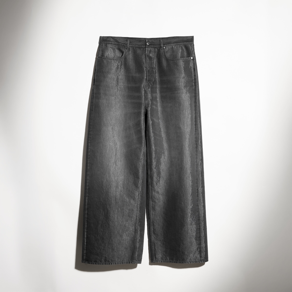 Gucci Washed Cotton Nylon Denim Pants | Thumbnail 2 Gucci Washed Cotton Nylon Denim Pants | Thumbnail 2