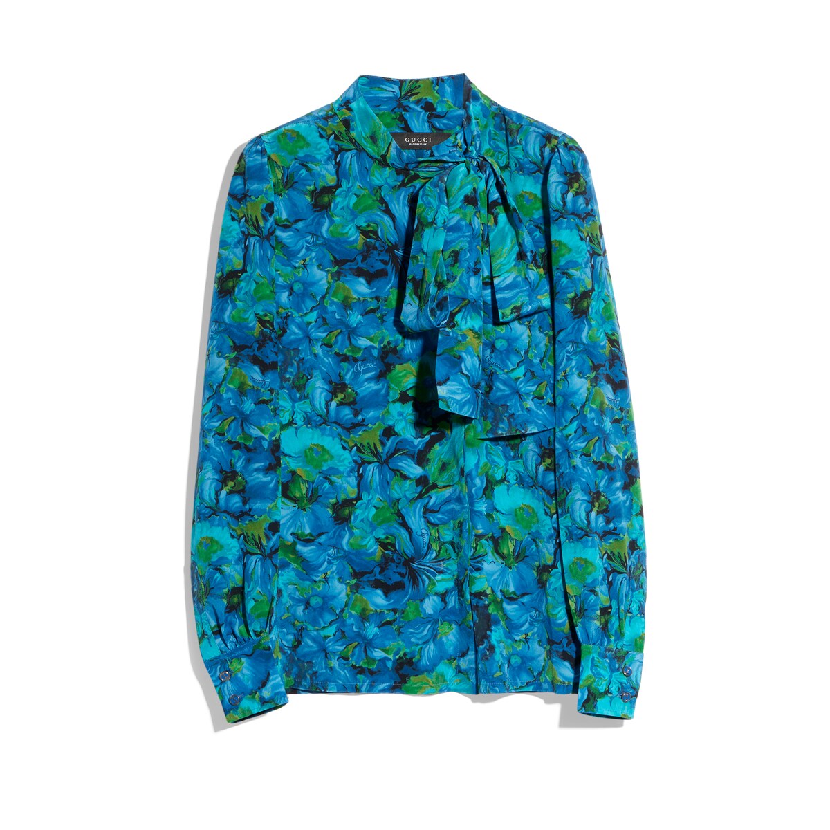 Gucci Printed Silk Crêpe De Chine Shirt