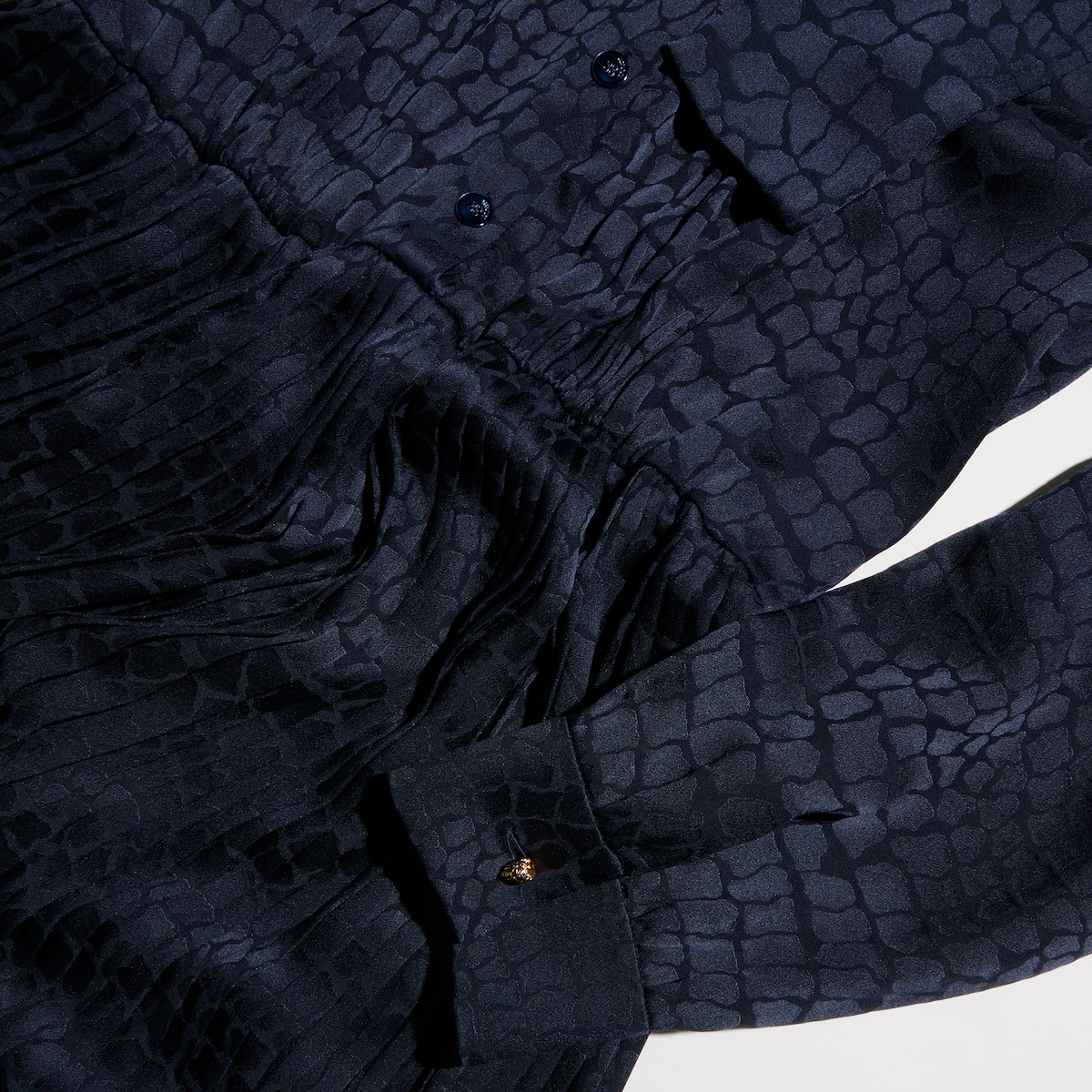 Gucci Animalier Silk Jacquard Chemisier Dress | Thumbnail 3 Gucci Animalier Silk Jacquard Chemisier Dress | Thumbnail 3