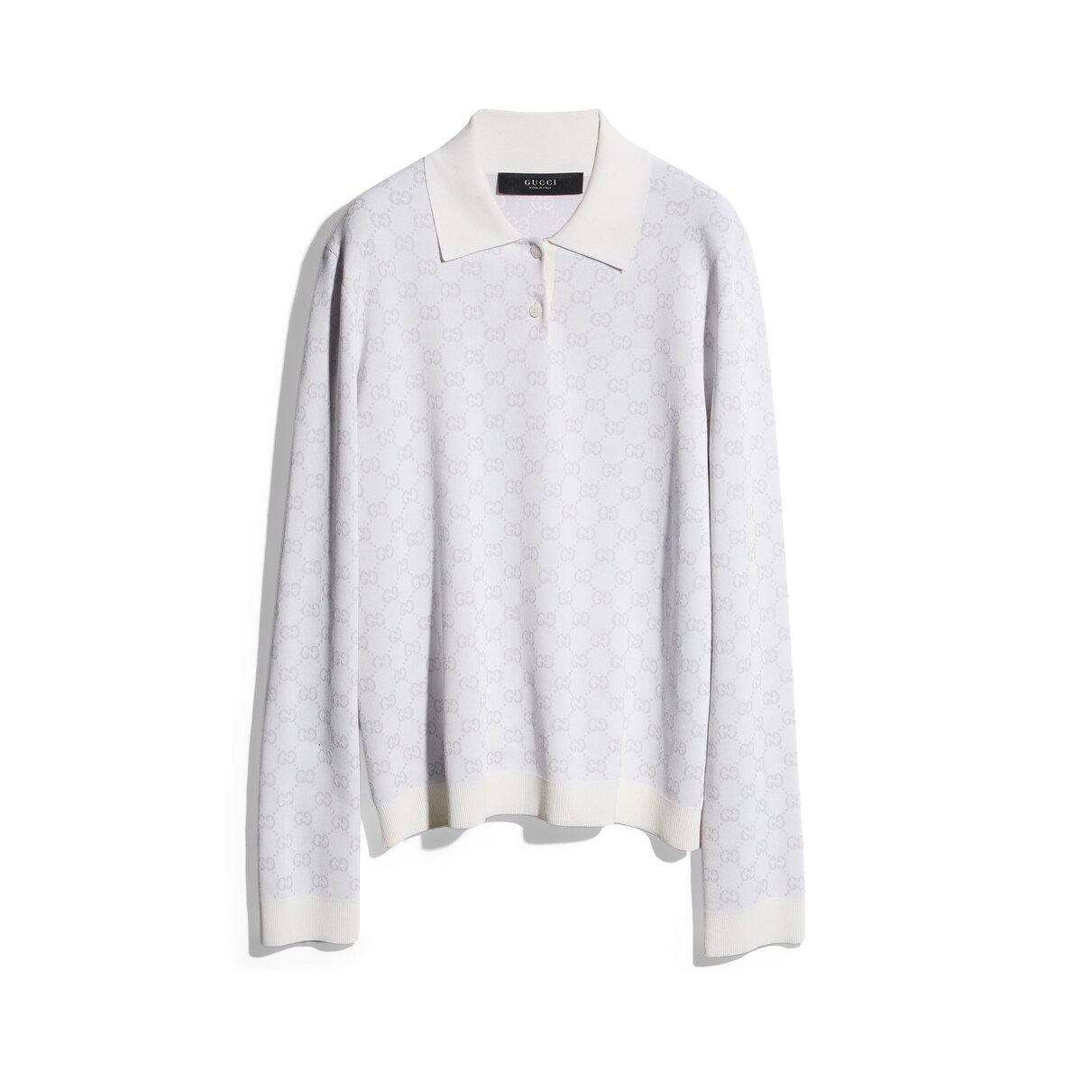 Fine Knit Viscose GG Jacquard Sweater Fine Knit Viscose GG Jacquard Sweater
