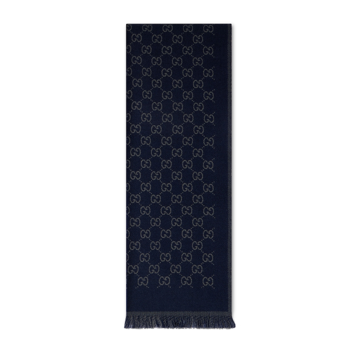 Reversible Wool Jacquard Scarf Reversible Wool Jacquard Scarf