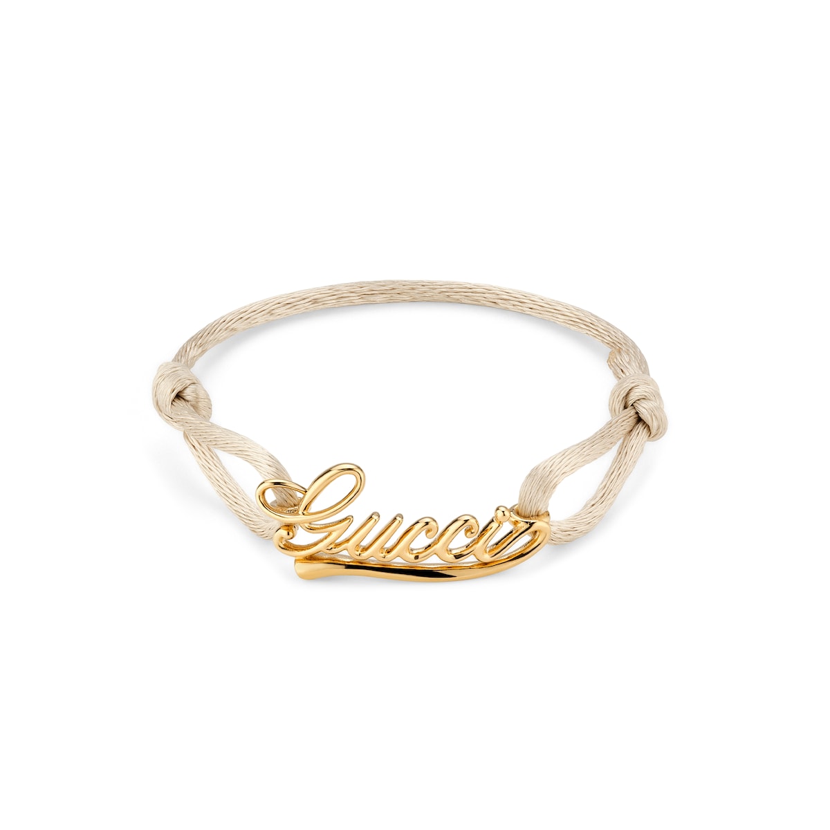 Gucci Script Cord Bracelet
