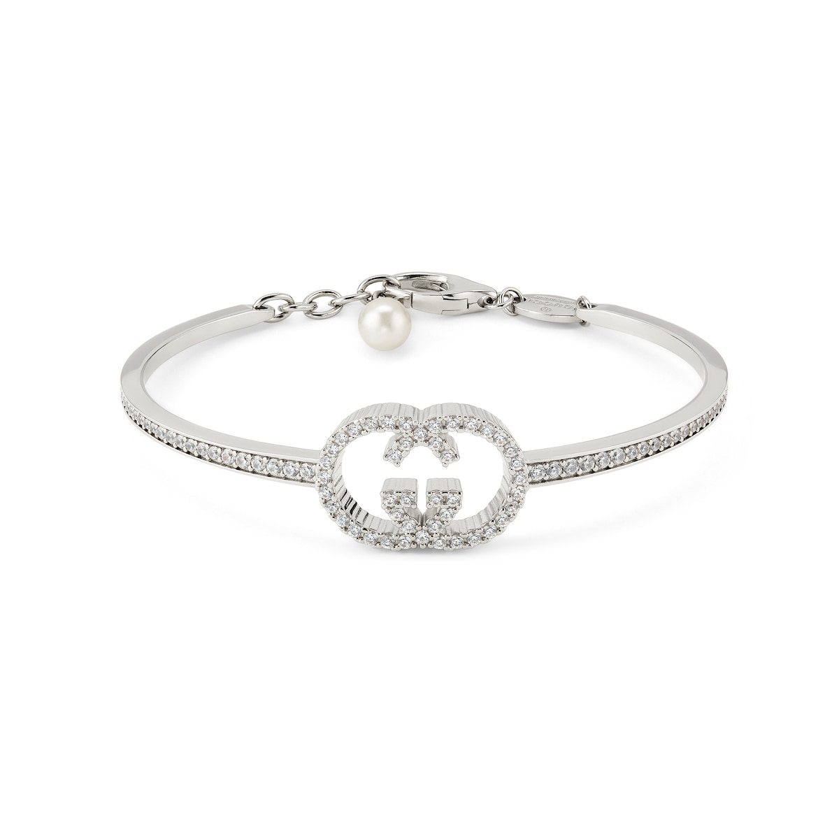 Crystal Bracelet With Interlocking G