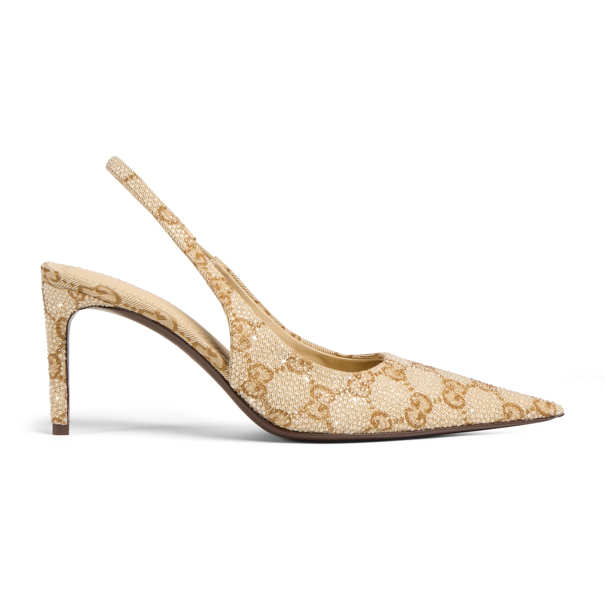 Gucci Donna Crystal Slingback Pump