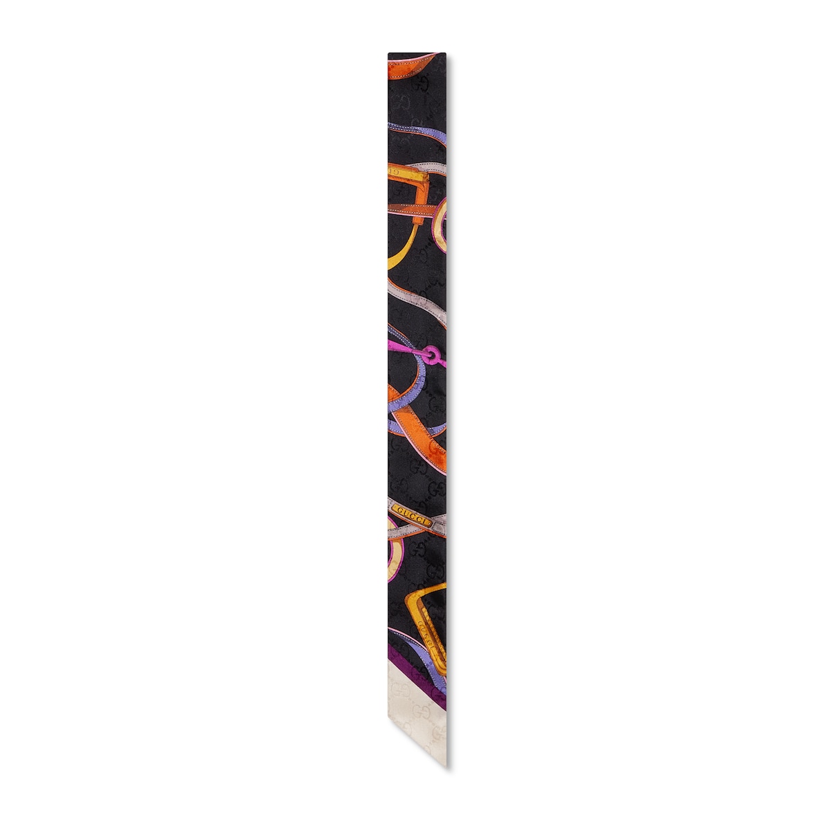 Printed GG Silk Jacquard Ribbon Printed GG Silk Jacquard Ribbon