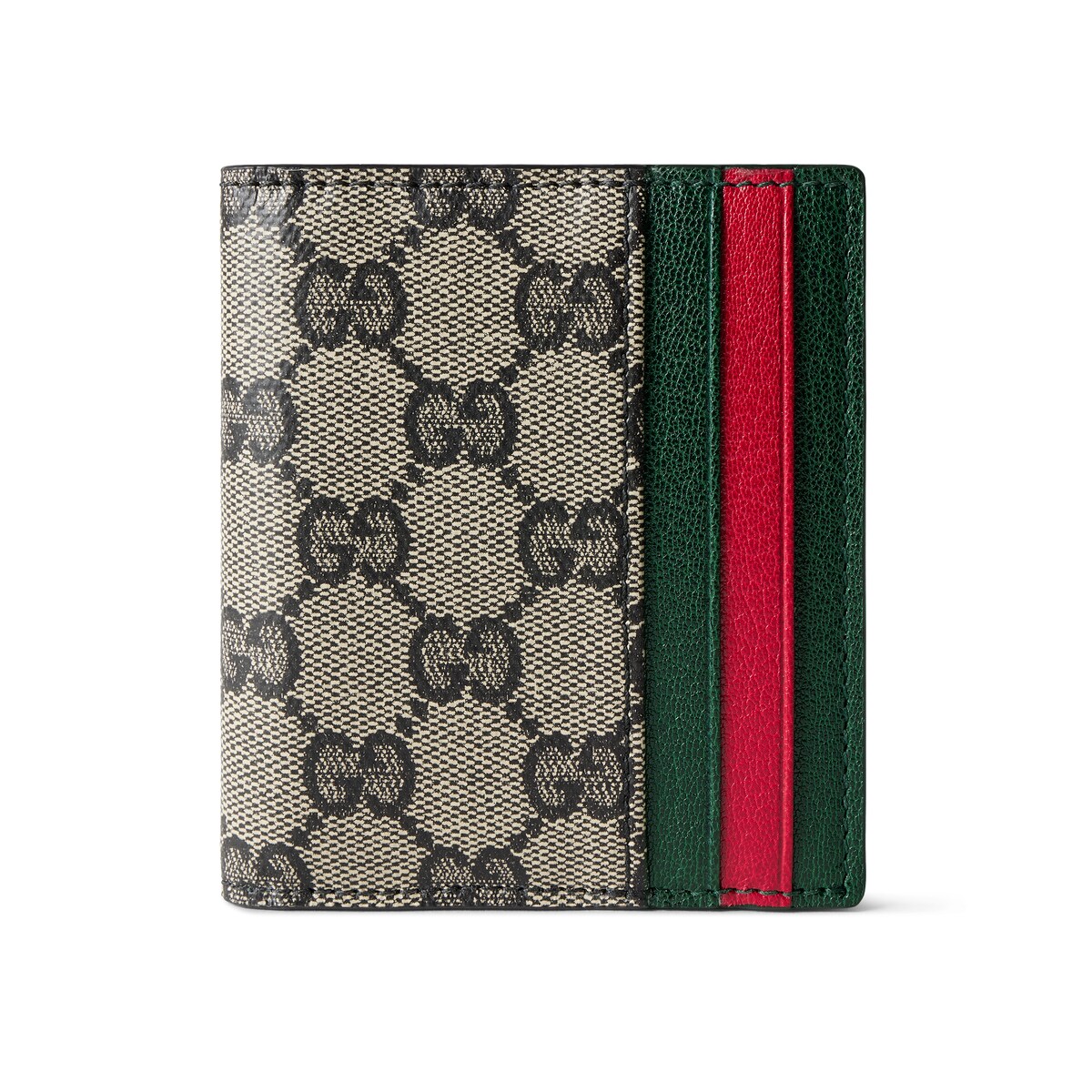 Gucci Small Bi-fold Wallet With Web Card Slots