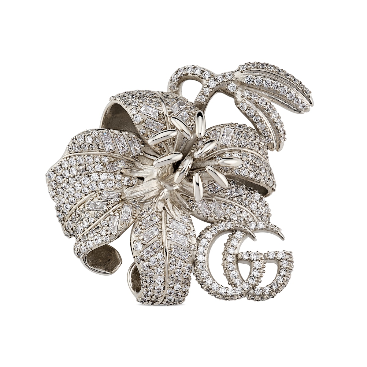 Gucci Flora Crystal Brooch
