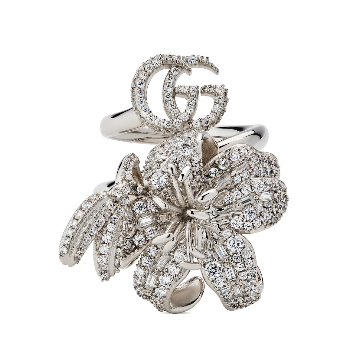 Gucci Flora Crystal Ring