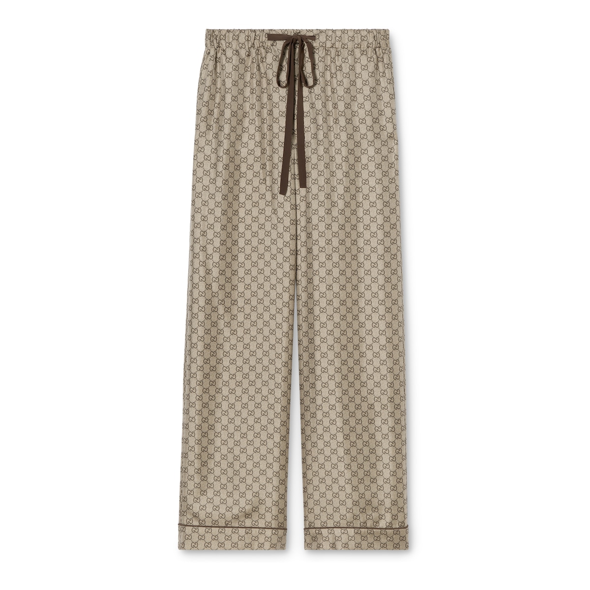 Printed Silk Twill Leisure Pants Printed Silk Twill Leisure Pants
