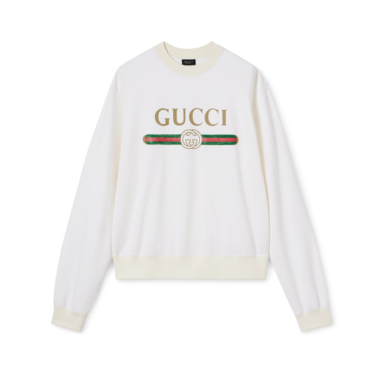 Gucci Cashmere Blend Sweatshirt With Print