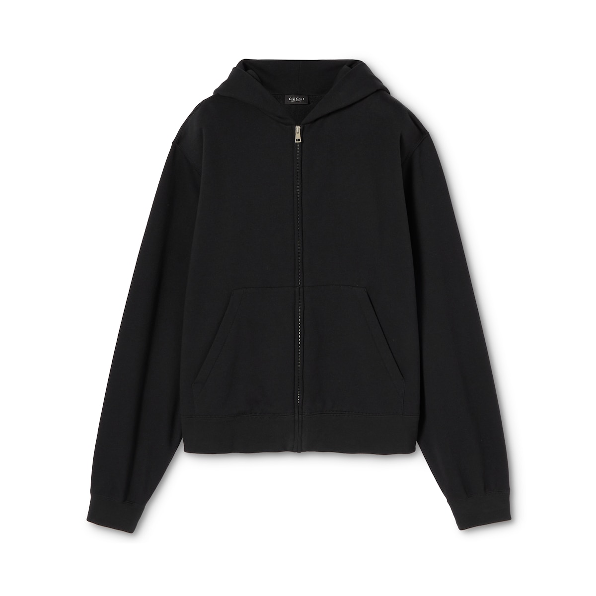 Gucci Cashmere Blend Zip Jacket With Print