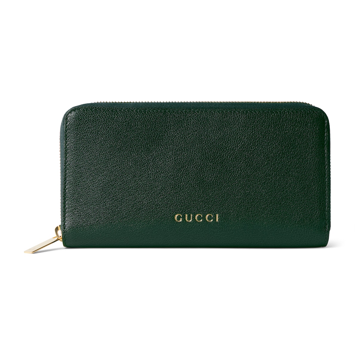 Zip Around Wallet With Gucci Lettering