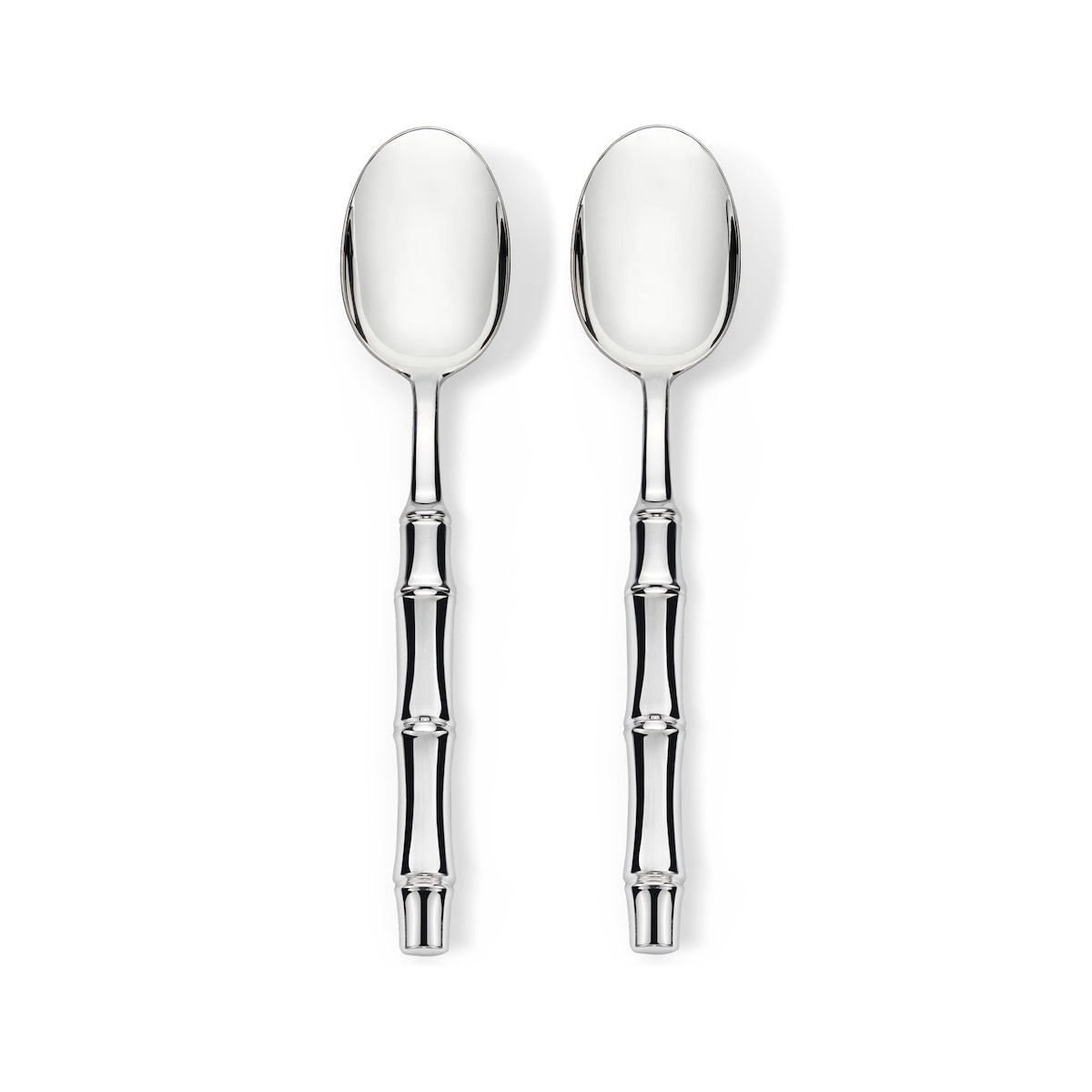 Gucci Dessert Spoons With Bamboo Motif, Set Of Two