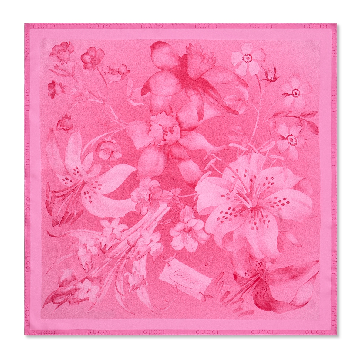 Printed Silk Twill Carré Printed Silk Twill Carré