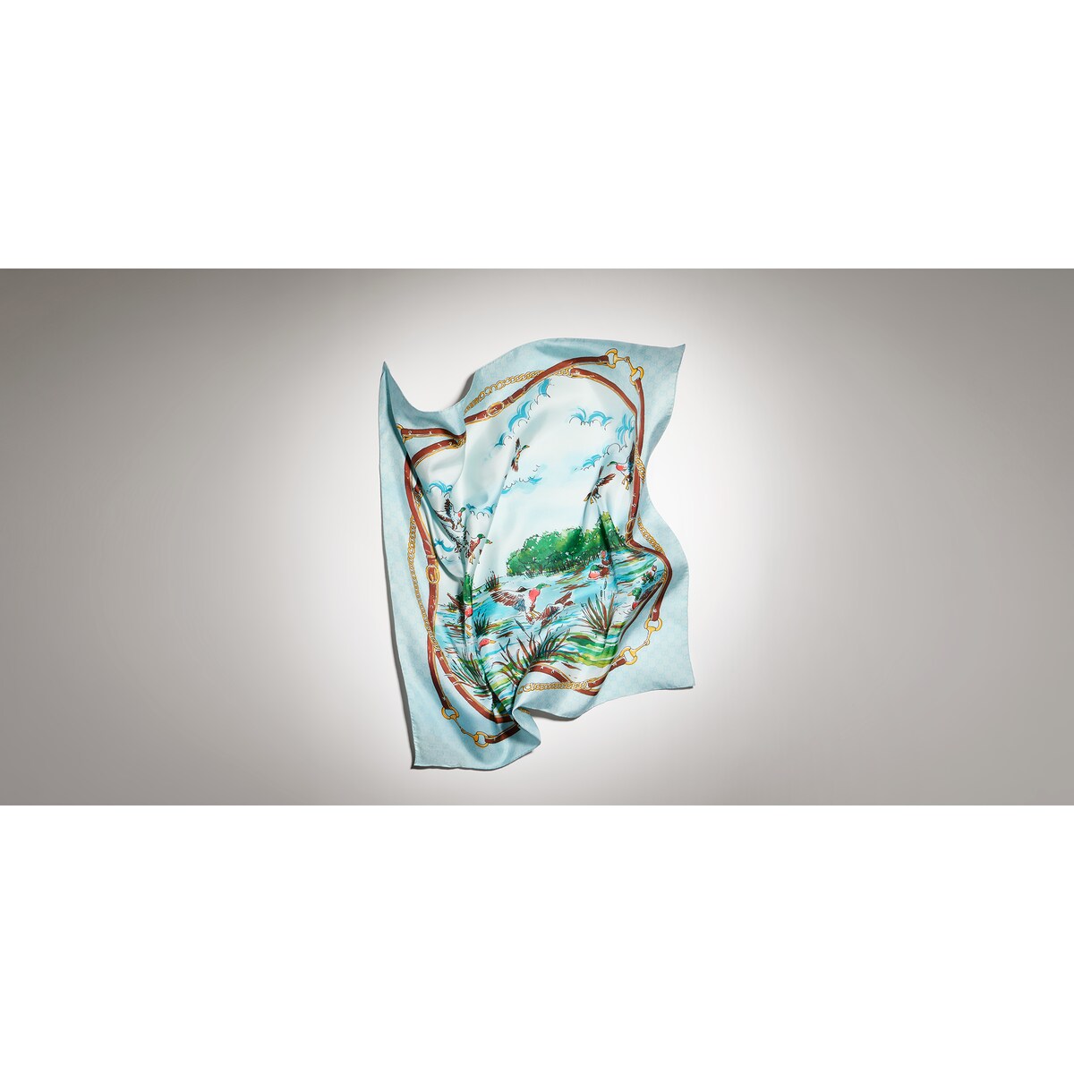 Gucci Printed Silk Twill Carré | Thumbnail 3