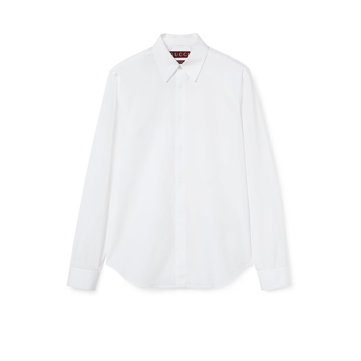 Gucci Cotton Poplin Shirt With Embroidery
