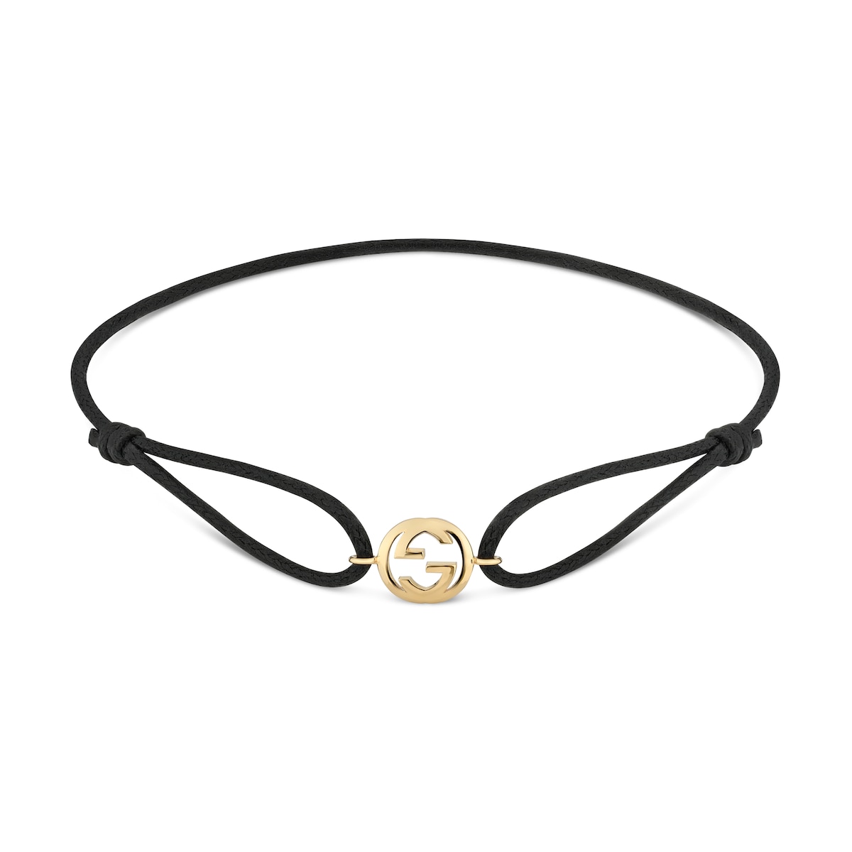 Gucci Interlocking 18k Charm Bracelet