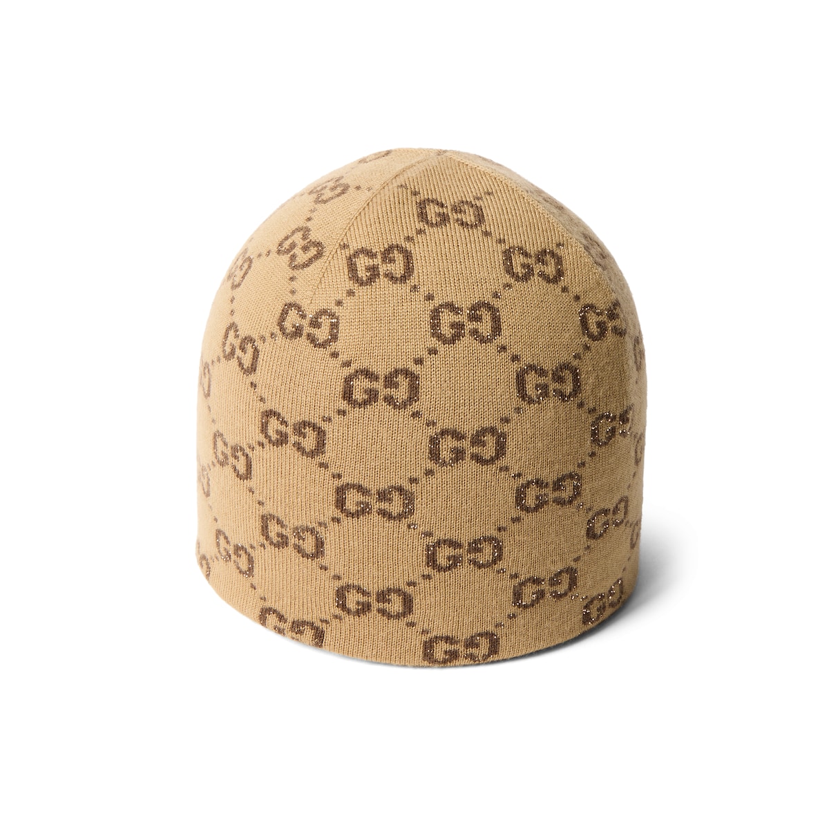 Gucci GG Wool Viscose Lamé Jacquard Hat