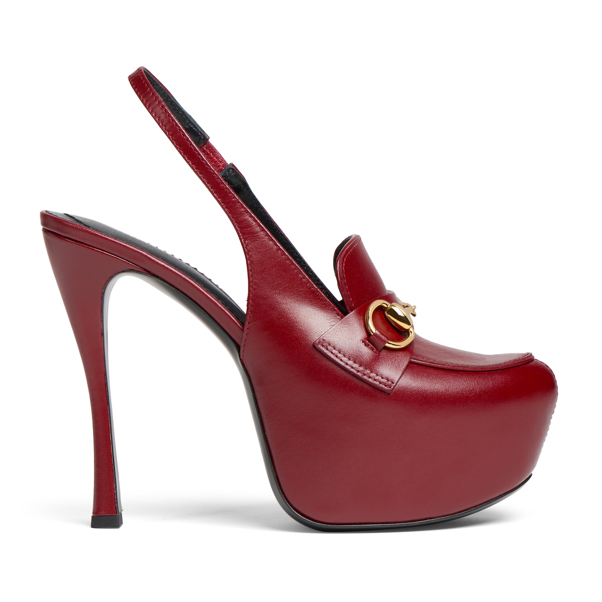 Gucci Platform Slingback With Horsebit
