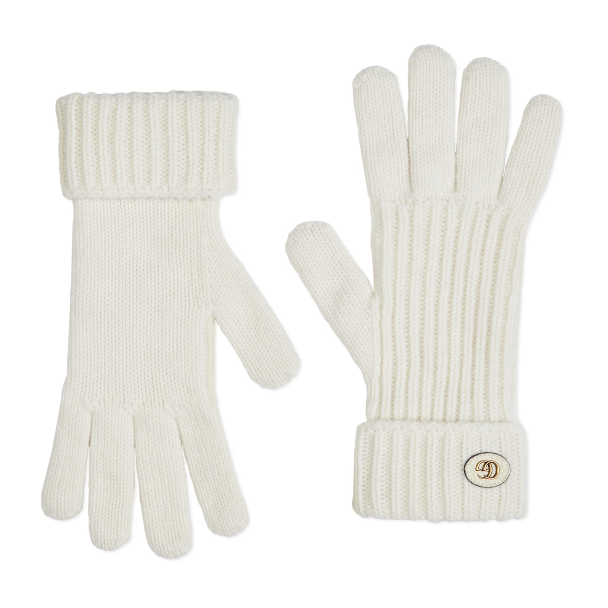 Wool Cashmere Gloves With Double G Wool Cashmere Gloves With Double G