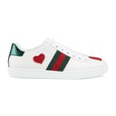 gucci heart ace sneakers