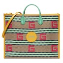 オンライン限定 リゾート Capri ストライプ トートバッグ Gucci Jp