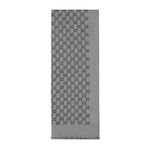 Sciarpa in doppia lana jacquard con motivo GG