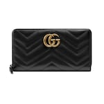 GG Marmont zip around wallet