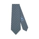 GG and rhombus motif silk tie