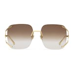 Square metal sunglasses