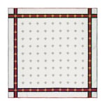 Bee pattern silk pocket square