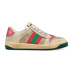 Children's Screener sneaker in butter leather | GUCCI® US