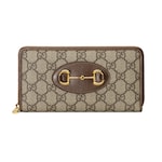 Gucci Horsebit 1955 Brieftasche mit Reißverschluss