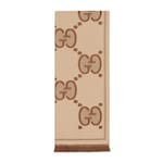 GG wool jacquard scarf