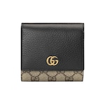 black leather and GG Supreme