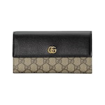 black leather and GG Supreme