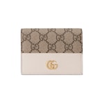 白色皮革和GG supreme帆布