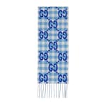 blue and white