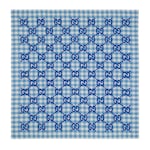 blue and white