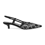 Women's GG crystal slingback pump