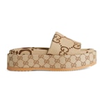 Women's platform slide sandal