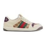 beige- und ebenholzfarbener GG Canvas