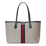 GG Supreme beige y azul