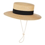 Straw boater hat